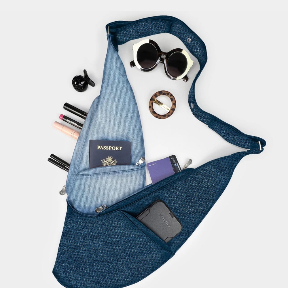 Stylish Denim Crossbody Bag